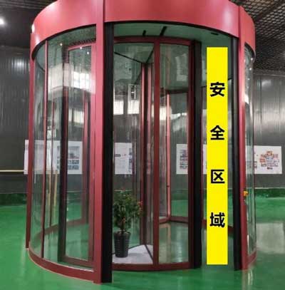 圖3 危險區(qū)夾人后展箱回縮狀態(tài)