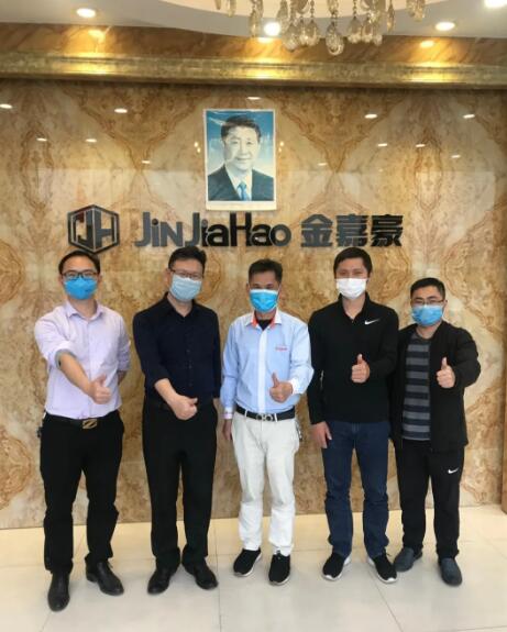 協(xié)會(huì)秘書處走訪金嘉豪門業(yè)