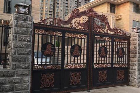 鄉(xiāng)村別墅庭院大門