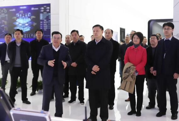 安徽省副省長章曦一行蒞臨大華股份參觀考察