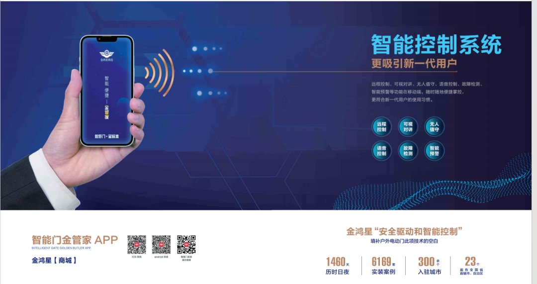 金鴻星超級(jí)“星”智能電動(dòng)門產(chǎn)品
