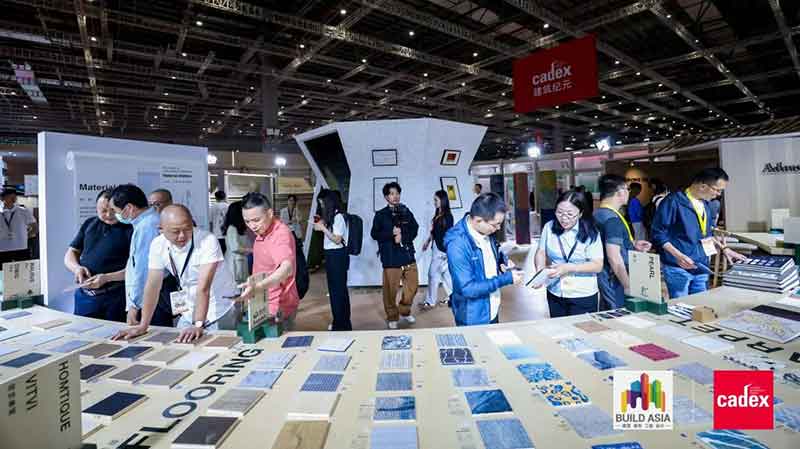 全新升級的材研設展區(qū)