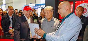 固力保通道閘搶鏡2019馬來西亞國際海事與航空航天展