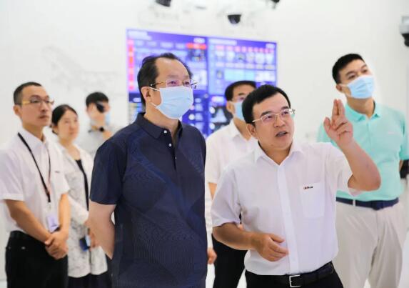 山西省副省長王一新一行參觀考察大華股份