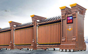 鋁合金伸縮門(mén) - 耀系390B（古銅金）鋁合金伸縮門(mén)