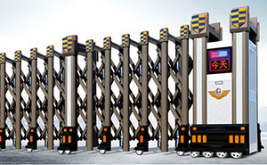 鋁合金伸縮門 - 瑞盾889C（深咖）鋁合金伸縮門