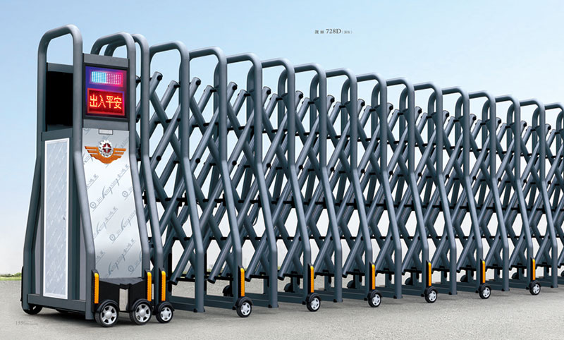 靚麗728D（深灰）鋁合金伸縮門