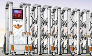 不銹鋼伸縮門(mén) - 精鋼門(mén)G308D不銹鋼伸縮門(mén)