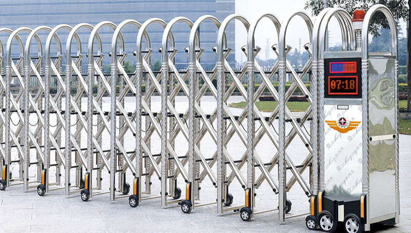 精鋼門G319不銹鋼伸縮門