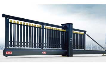 電動平移門 - 智能懸臂門918B-ZS（黑砂）