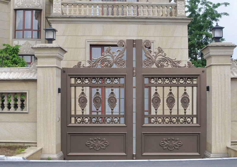 智能懸折門938-B5（淺咖）