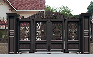 電動(dòng)折疊門 - 智能懸折門938-FA3（深咖）