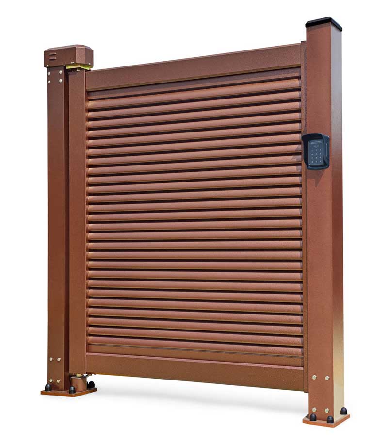 人行通道快速平開(kāi)門【100柱】K2-B3（紅古銅）