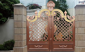 鋁藝大門(mén) - 凡爾賽宮-開(kāi)羅-FLM17311鋁藝大門(mén)