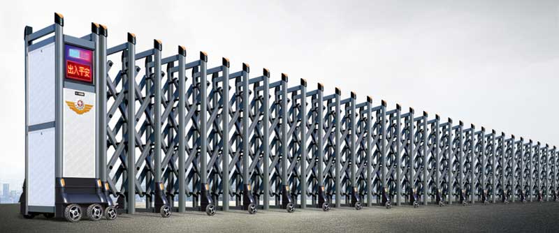 星18-C1（深灰）伸縮門