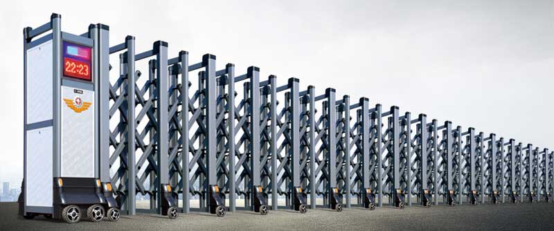 星18-B1（深灰）伸縮門