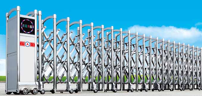 不銹鋼伸縮門（中檔）-銀鷹一號