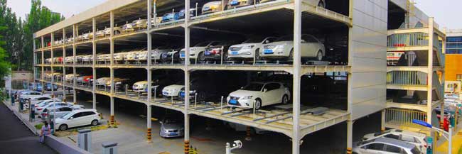 北京通州北苑P+R立體車(chē)庫(kù)案例 - 中出網(wǎng)-智能出入口與停車(chē)充電門(mén)戶