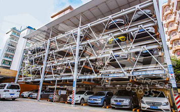 廣州天龍酒店立體車(chē)庫(kù)案例