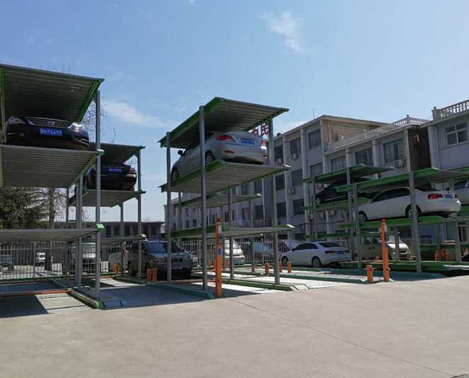 水平循環(huán)類-PJS-QX154基坑四層式立體車庫