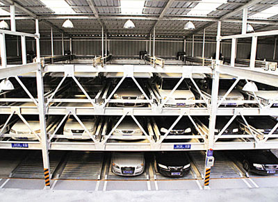 四層升降橫移式立體車(chē)庫(kù)