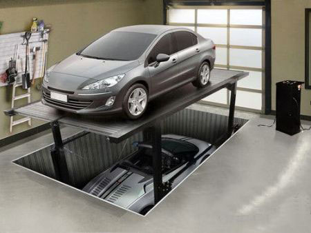 地坑式簡(jiǎn)易升降兩層立體車庫