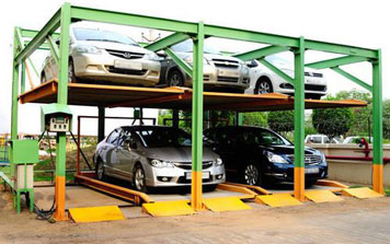 二層升降橫移類立體車(chē)庫(kù)