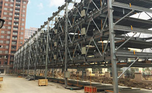 合肥蒙城玖隆皇家花園立體車庫案例