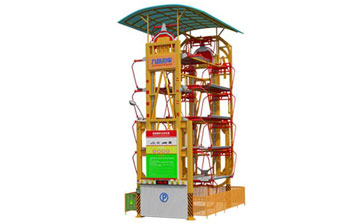 6層10車位轎車型及SUV型垂直循環(huán)立體車庫