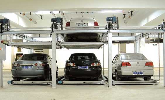 兩層升降橫移立體車庫(kù)