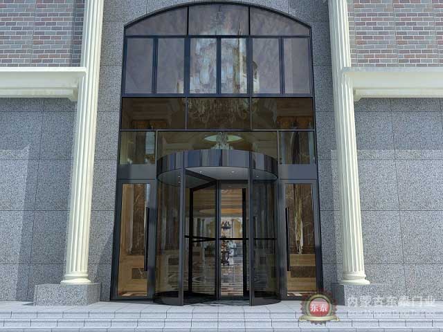 三翼自動旋轉門