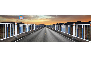 道路護欄 - 公路護欄-A（帶太陽能警示燈）