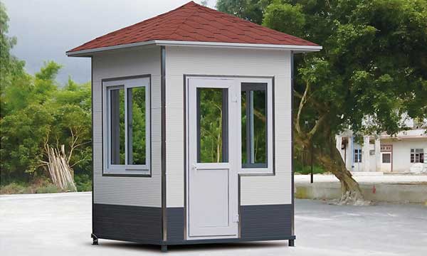 金屬雕花板崗亭