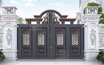 豪華別墅庭院大門DM·22012