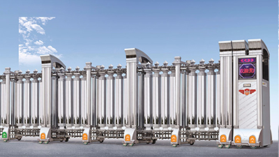 金建星伸縮門廠家-JX-280不銹鋼伸縮門