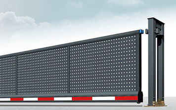 懸浮平移門(mén) - 無(wú)軌懸浮門(mén)網(wǎng)板沖孔LD-159黑色