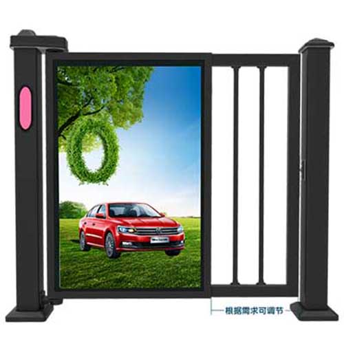 人行通道平開(kāi)廣告門（伸縮款）