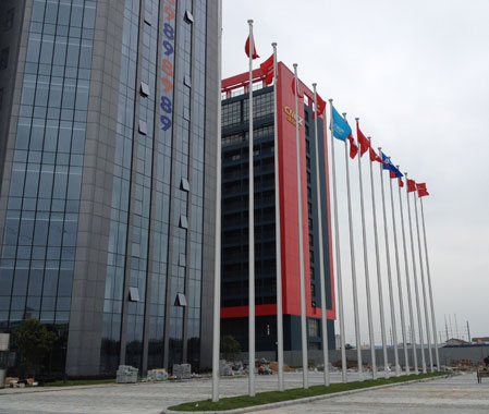 東管電力集團(tuán)-旗桿案例 - 中出網(wǎng)-智能出入口與停車充電門戶