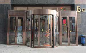 沈陽財富大廈-旋轉(zhuǎn)門案例