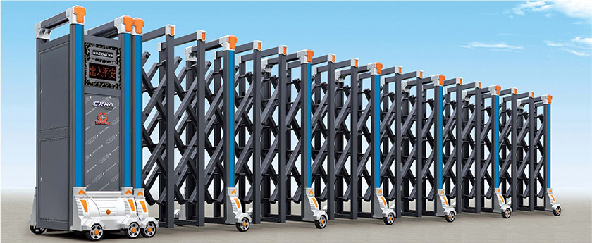 伸縮門X6-3GR鋁合金伸縮門