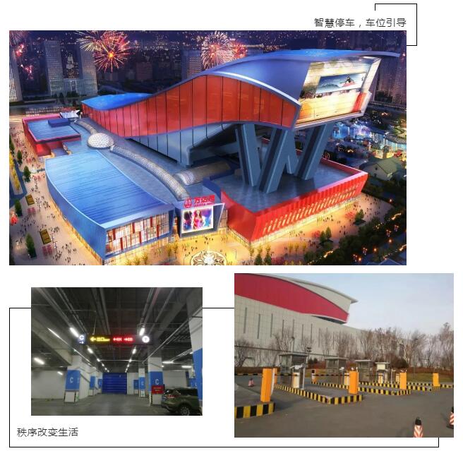 哈爾濱·萬達廣場車位引導