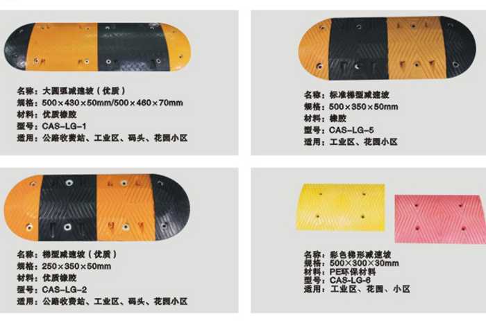 地下車庫交通設(shè)施減速帶