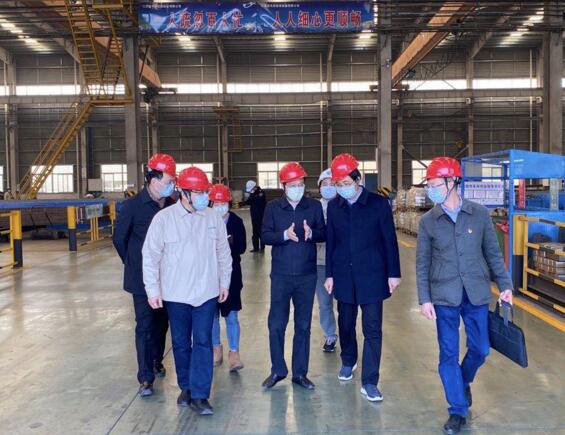 溧陽市委書記、市長徐華勤等領(lǐng)導(dǎo)蒞臨江蘇國強(qiáng)調(diào)研指導(dǎo)工作