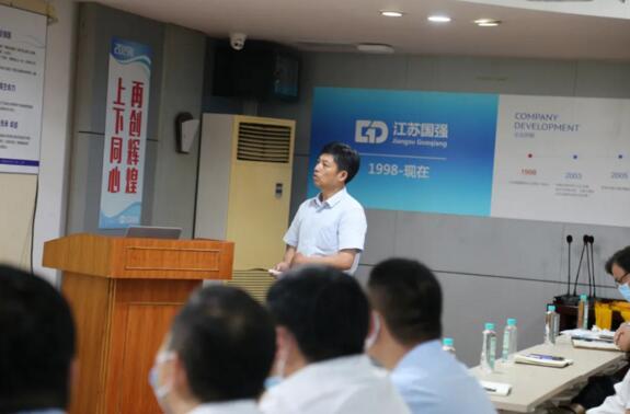 精益管理項目專項小組代表匯報了各自小組階段性成果