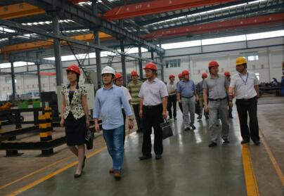 溧陽市副市長曹嵐率市科技局領導一行蒞臨江蘇國強參觀指導