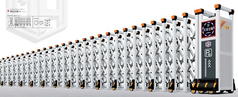 鋁合金伸縮門(mén)-順航啟騰C