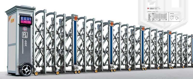 不銹鋼伸縮門(mén)-精鋼捷龍333