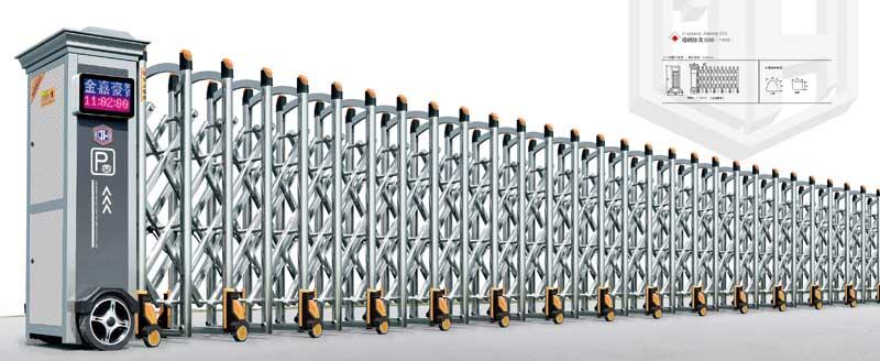 不銹鋼伸縮門-精鋼捷龍666