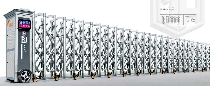 不銹鋼伸縮門(mén)-精鋼捷龍777