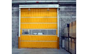 東莞富健美印刷廠快速門案例 - 中出網(wǎng)-智能出入口與停車充電門戶